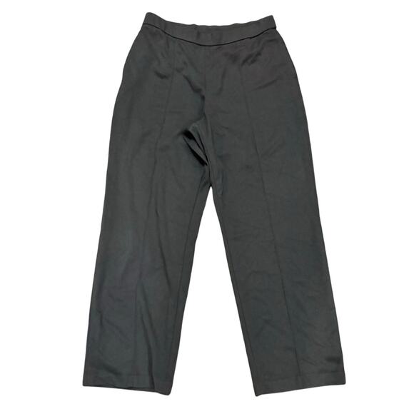 Uniqlo Gray Pull-On Straight Leg Pants Size M Waist 30-31 Minimalist Workwear - Picture 1 of 7